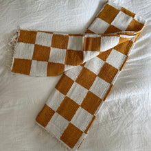 Load image into Gallery viewer, Sundream Checker Throw - Gold+Cream