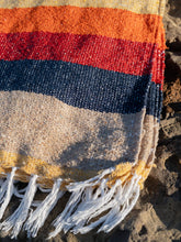 Load image into Gallery viewer, Vintage Desert - SUSTAINABLE RECYCLED THROW BLANKET
