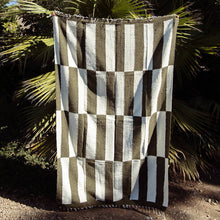Load image into Gallery viewer, Verde Tile - Heavyweight Tile Checker Throw Blanket
