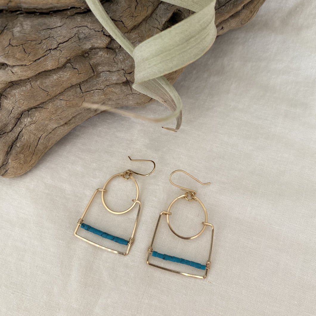 Geometric Turquoise